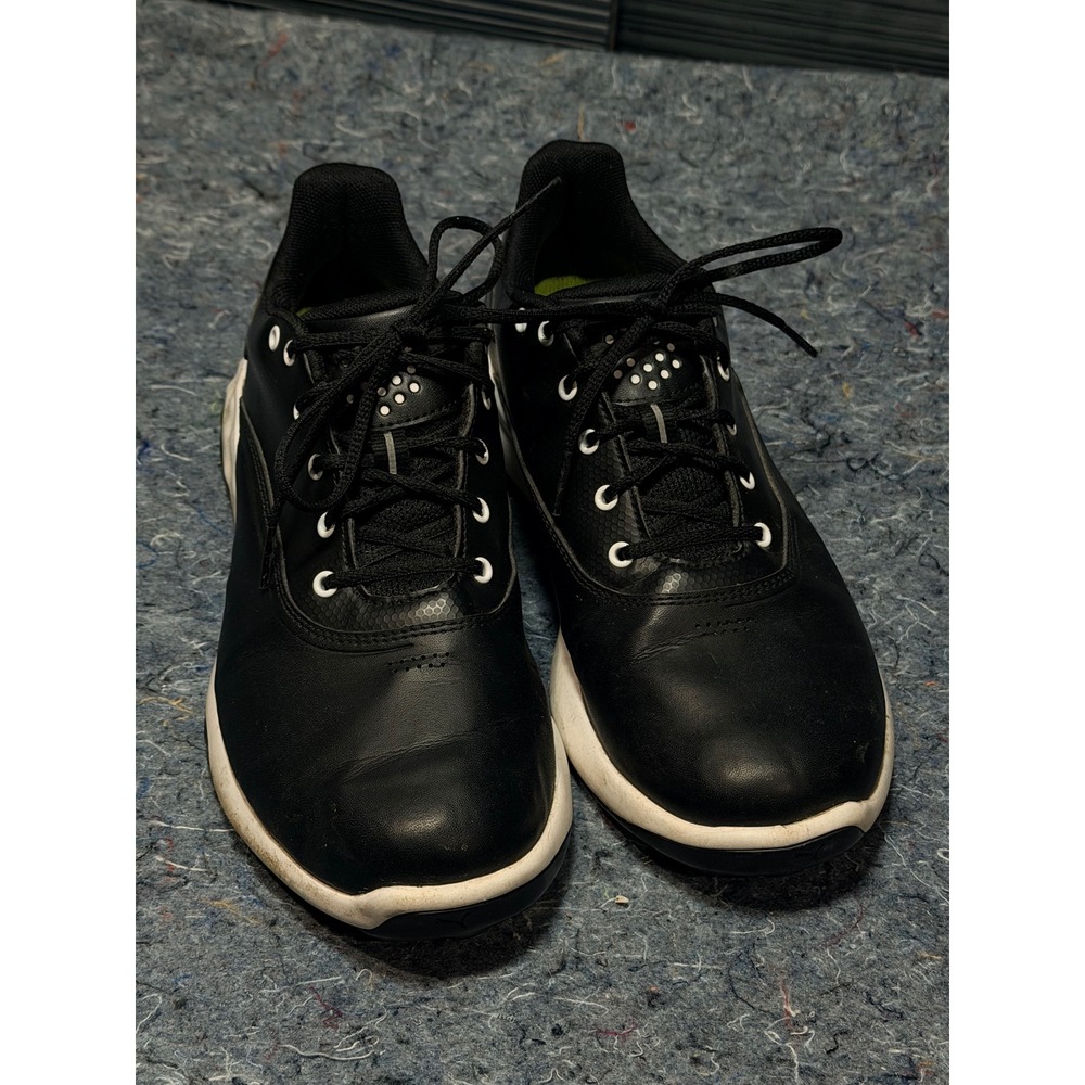 Puma Men's Black Golf Shoes Size 7 US Rip Foam Comfort Spikes